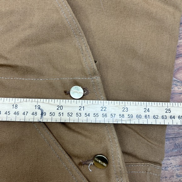 Carhartt Duck Bib Overall Quilt Lined Double Knee Mens 44 X 30 Hunting Outdoor - Picture 2 of 7